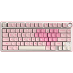 ROYAL KLUDGE R75 Pink Melody Gaming Keyboard Cream switch