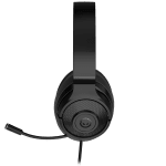LORGAR Noah 101, Gaming headset with microphone, 3.5mm jack connection, cable length 2m, foldable design, PU leather ear pads, size: 185*195*80mm, 0.245kg, black