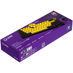 LORGAR KBP70MW, Wireless 65% Mechanical Gaming Keyboard Pro, Black/yellow, EN layout