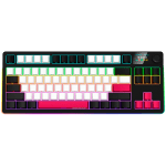 LORGAR KBP70TKLW, Wireless TKL Mechanical Gaming Keyboard Pro, Black/red, EN layout