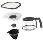 Кафемашина Krups KM832810 Grind & Brew, metalic grinder, 3 grinding settings, digital display, timer, 1.25L