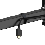Стенна стойка за TV, 32 - 75”, до 40 кг, въртяща се, накланяща се, издърпваща се