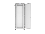 Комуникационен шкаф Lanberg Rack Cabinet 19" Free-Standing 42U/800X1000 (FlAT Pack) With Mesh Door LCD Grey