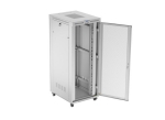 Комуникационен шкаф Lanberg Rack Cabinet 19" Free-Standing 42U/800X1000 (FlAT Pack) With Mesh Door LCD Grey