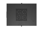 Комуникационен шкаф Lanberg Rack Cabinet 19" Free-Standing 24U/600X800 (FlAT Pack) With Mesh Door LCD Black V2