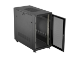 Комуникационен шкаф Lanberg Rack Cabinet 19" Free-Standing 22U/600X1200 (FlAT Pack) With Mesh Door Black