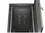 Комуникационен шкаф Lanberg Rack Cabinet 19" Free-Standing 22U/600X1200 (FlAT Pack) With Mesh Door Black