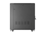 Комуникационен шкаф Lanberg Rack Cabinet 19" Free-Standing 22U/600X1000 (FlAT Pack) With Mesh Door Black