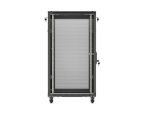 Комуникационен шкаф Lanberg Rack Cabinet 19" Free-Standing 22U/600X1000 (FlAT Pack) With Mesh Door Black