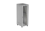 Комуникационен шкаф Lanberg Rack Cabinet 19" Free-Standing 47U/800X1000 (FlAT Pack) With Glass Door LCD Grey V2