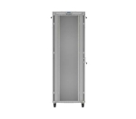 Комуникационен шкаф Lanberg Rack Cabinet 19" Free-Standing 47U/800X1000 (FlAT Pack) With Glass Door LCD Grey V2