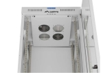 Комуникационен шкаф Lanberg Rack Cabinet 19" Free-Standing 42U/600X600 (FlAT Pack) With Glass Door LCD Grey V2