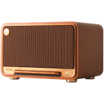 Edifier D32 2.1 Speaker, BT V5.3, Wi-Fi, AUX, USB-C, 1x 4-inch Midrange Driver, 2x 1-inch Tweeters, 60W (RMS), Brown