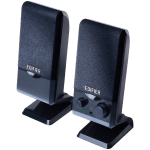 Edifier M1250 2.0 Audio System, USB, AUX, 1.2W (RMS), Volume Control, Black