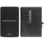 Edifier R1280DBs 2.0 Bookshelf Speakers, BT V5.1, Optical, Coaxial, RCA, 0.5-inch Tweeters, 4-inch Drivers, Sub-Out, 42W (RMS), Control Knobs and Remote Control, Black