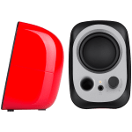 Edifier R12U 2.0 Audio System, USB, AUX, 2.25-inch Drivers, 4W (RMS), Volume Control, Red