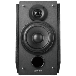 Edifier R1855DB 2.0 Bookshelf Speakers, BT V5.1, Optical, Coaxial, RCA, 0.75-inch Tweeters, 4-inch Drivers, Sub-Out, 70W (RMS), Control Knobs and Remote Control, Matte Black