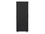 Комуникационен шкаф Lanberg rack cabinet 19" free-standing 47U/800x1000 (flat pack) with glass door lcd black v2