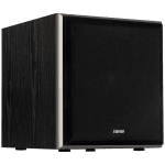 Edifier T5 Powered Subwoofer, 8" front-firing long-throw woofer, 70W RMS, low frequencies down to 38Hz, MDF cabinet with wood grain vinyl