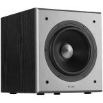 Edifier T5 Powered Subwoofer, 8" front-firing long-throw woofer, 70W RMS, low frequencies down to 38Hz, MDF cabinet with wood grain vinyl