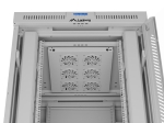 Комуникационен шкаф Lanberg rack cabinet 19" free-standing 42U/800x1000 (flat pack) with glass door lcd grey v2