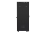 Комуникационен шкаф Lanberg rack cabinet 19" free-standing 37U/600x800 (flat pack) with glass door lcd black v2
