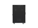 Комуникационен шкаф Lanberg rack cabinet 19" free-standing 22U/600x800 (flat pack) with glass door lcd black v2