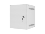 Комуникационен шкаф Lanberg rack cabinet 10" wall-mount 6U/280x310 for self-assembly with metal door grey (flat pack)