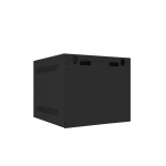 Комуникационен шкаф Lanberg rack cabinet 10" wall-mount 4U / 280x310 for self-assembly (flat pack) with metal door, black