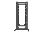Комуникационен шкаф Lanberg open rack 19" 32U  600x800, black
