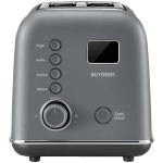 BUYDEEM 2 Slice Automatic Metal Toaster, model DT730E, color Ink Grey, EU