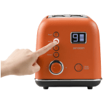 BUYDEEM 2 Slice Automatic Metal Toaster, model DT730E, color Koi Red, EU