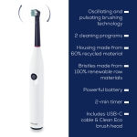 Електрическа четка за зъби Bundle TB 15 Electric toothbrush+ 4 pcs. Clean