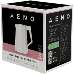AENO Electric Kettle EK8S Smart: 1850-2200W, 1.7L, Strix, Double-walls, Temperature Control, Keep warm Function, Control via Wi-Fi, LED-display, Non-heating body, Auto Power Off, Dry tank Protection