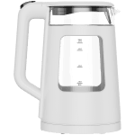 AENO Electric Kettle EK6: 1850-2200W, 2L, Strix, Square-shaped body, Transparent lid, High Resistant Glass, LED-Illumination, Auto Power Off, Dry tank Protection