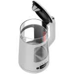 AENO Electric Kettle EK6: 1850-2200W, 2L, Strix, Square-shaped body, Transparent lid, High Resistant Glass, LED-Illumination, Auto Power Off, Dry tank Protection