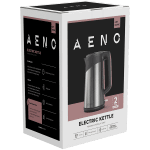 AENO Electric Kettle EK3: 1850-2200W, 1.7L, Strix, Double-walls, Non-heating body, Auto Power Off, Dry tank Protection