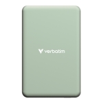 Външна батерия Verbatim Charge 'n' Go Essentials Power Bank Magnetic Wireless 10000mAh Green