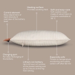 Термоподложка Beurer HK 77 Heaty cashmere-creme + Beurer KS 19 Pure White