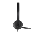 Слушалки Logitech H340 USB Computer Headset, Black