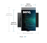 Монитор BenQ RD280UA, 28” 4K+ BenQ Programming Monitor with MoonHalo and Flexible Arm, 28.2W LED MONITOR RD280UA METALLIC GREY