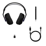 Геймърски слушалки Logitech G522 Lightspeed Wireless RGB, Микрофон, Черни