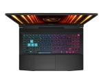 Лаптоп MSI Katana 15 HX B14WEK, i5-14450HX (10C/16T 6P+ 4E, up to 4.8Ghz), NVIDIA GeForce RTX 5050 8GB GDDR7 440 AI TOPS, 15.6" QHD (2560x1440) 165Hz, IPS-Level, 16GB DDR5 2x8 5600MHz, 512GB SSD Gen4x4, Intel WiFi 6E, BT5.3, 4 Zone RGB Kbd, NO OS, 2.4kg