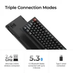 Безжична механичка клавиатура Keychron V1 Ultra 8K - Silk POM Switch Banana