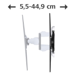 Стенна стойка за TV HAMA, Регулируема, 46"-90", 220838