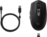 Геймърска безжична мишка Logitech G305 X Superlight - Черен