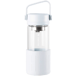 BUYDEEM Glass Tea Bottle 300 ml, model DG42, color Oat White