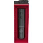 Bolsena, Electric wine opener with Prestigio Logo, aerator , vacuum preserver, Black color