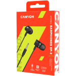 CANYON headphones EP-3 Mic 1.2m Dark Grey
