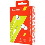 CANYON headphones EPM-01 Mic 1.2m White